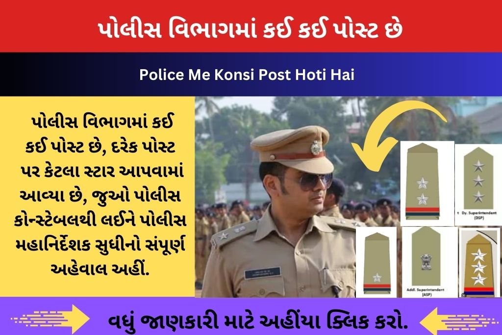 Police Me Konsi Post Hoti Hai