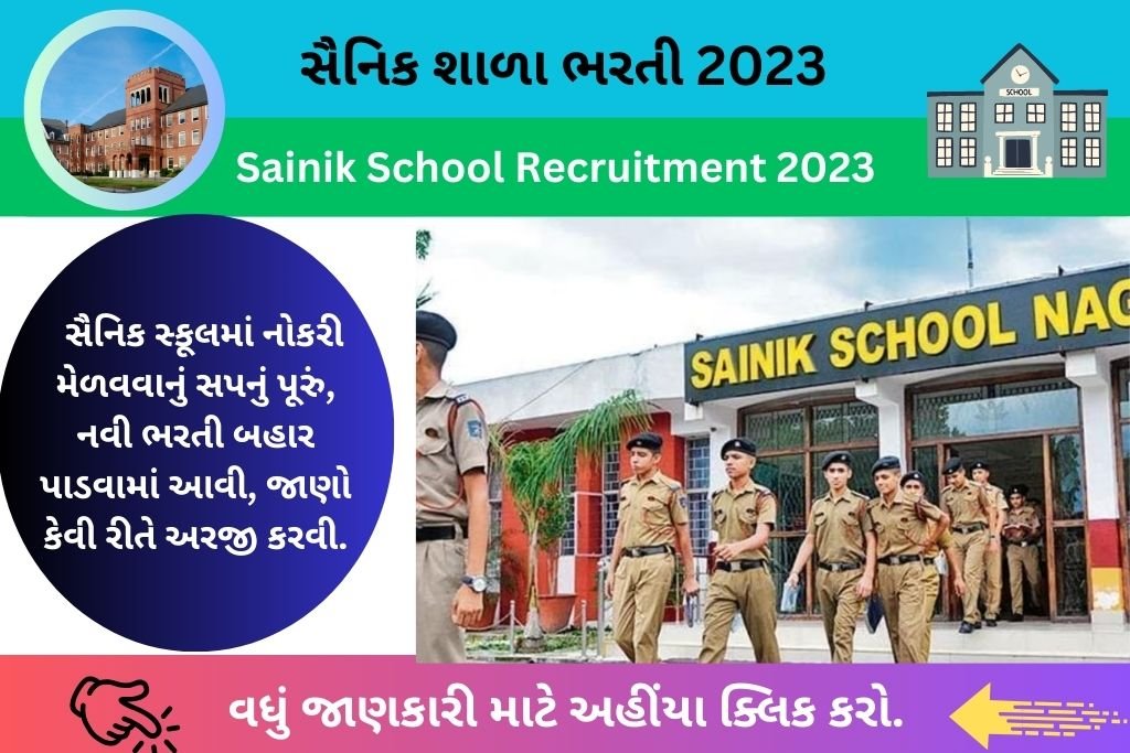 Sainik School Recruitment 2023
