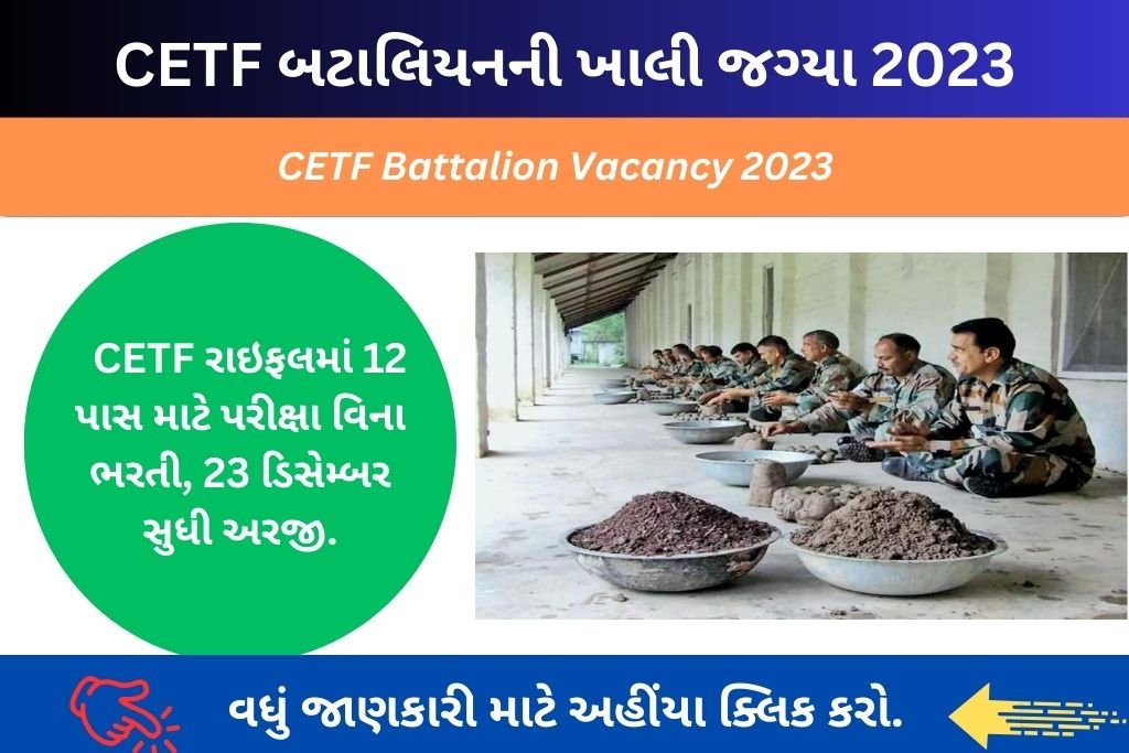 CETF Battalion Vacancy 2023