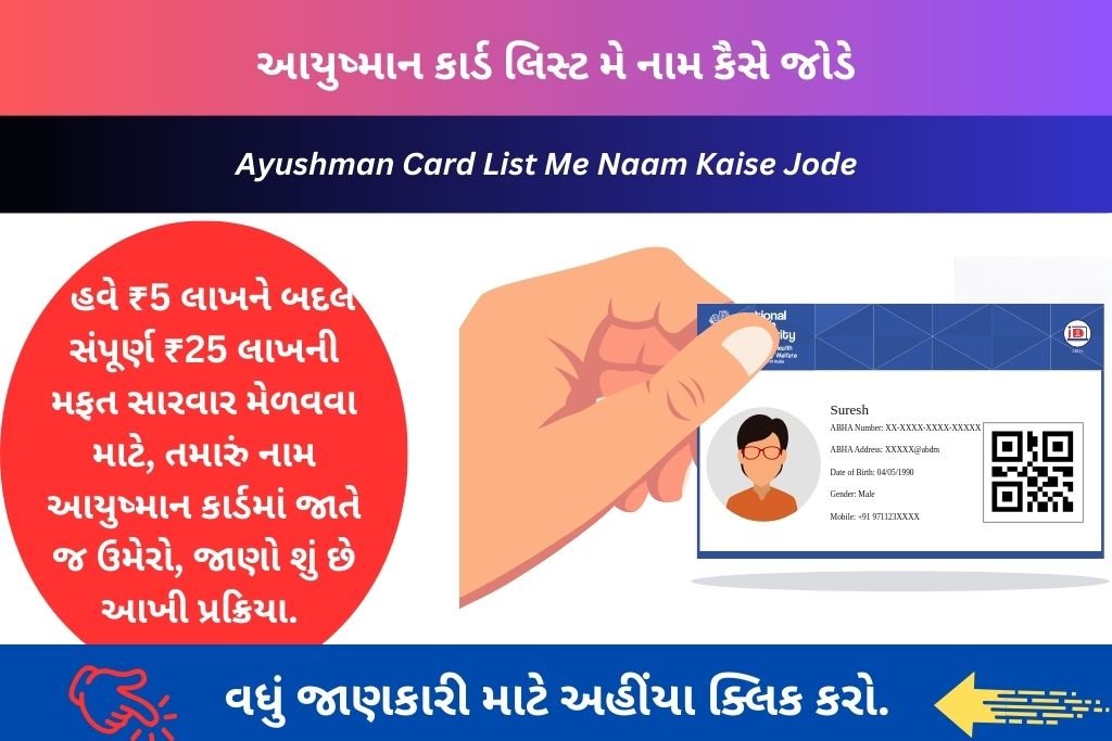 Ayushman Card List Me Naam Kaise Jode